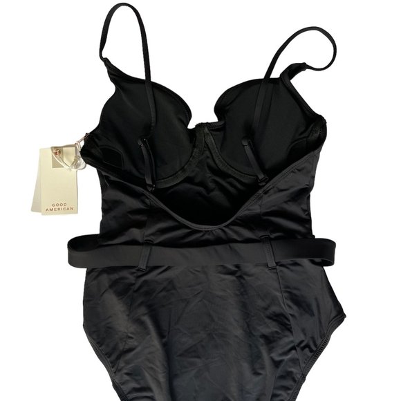 Good American Showoff Black One Piece Swimsuit Black - Picture 12 of 13